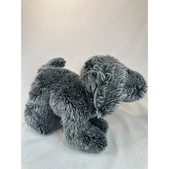 Plush Gray Puppy Dog Stuffed Animal By DanDee Collectors Choice 10" Realistic - Picture 2 of 6